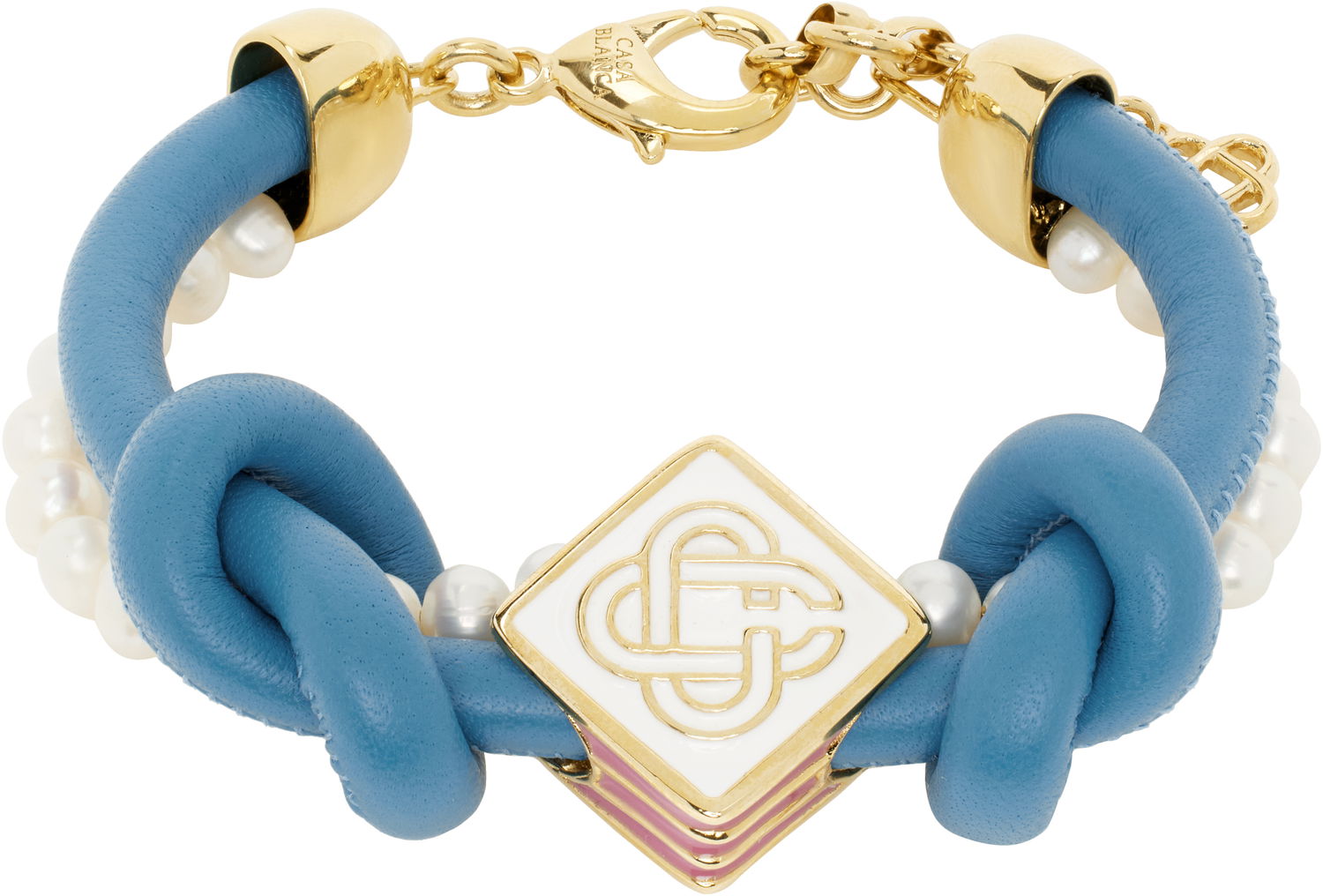 Náramok Casablanca Casablanca Knotted Pearl Bracelet Modrá | AS25-JW-265-01, 0