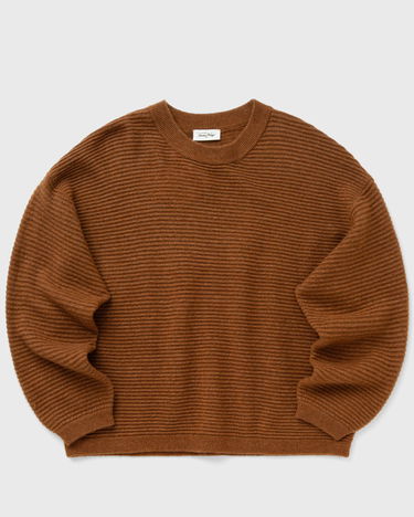 Sveter American Vintage RAXOW Crewneck Sweater Hnedá | RAX18BH24-BRUNETTE-CHINE, 0