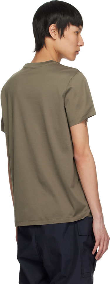 Tričko Moncler Moncler Double Logo Patch Cotton T-Shirt Zelené | K10918C000768390Y, 2