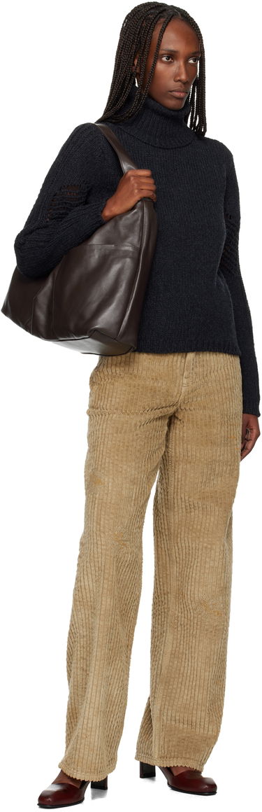 Sveter OUR LEGACY Cage Rollneck Turtleneck Čierna | W4253CCL, 3