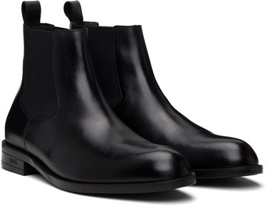 Tenisky a topánky BOSS BOSS Leather Chelsea Boots Čierna | 50552489, 3