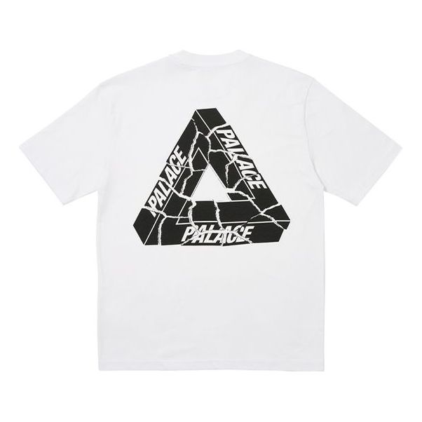 Tričko Palace Palace Tri-Ripped Graphic Print T-Shirt Biela | P25TS033