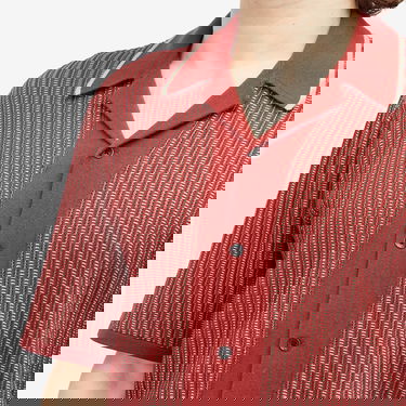 Košeľa rag & bone Harris Knit Vacation Shirt Červená | MBS24H032BC32, 5