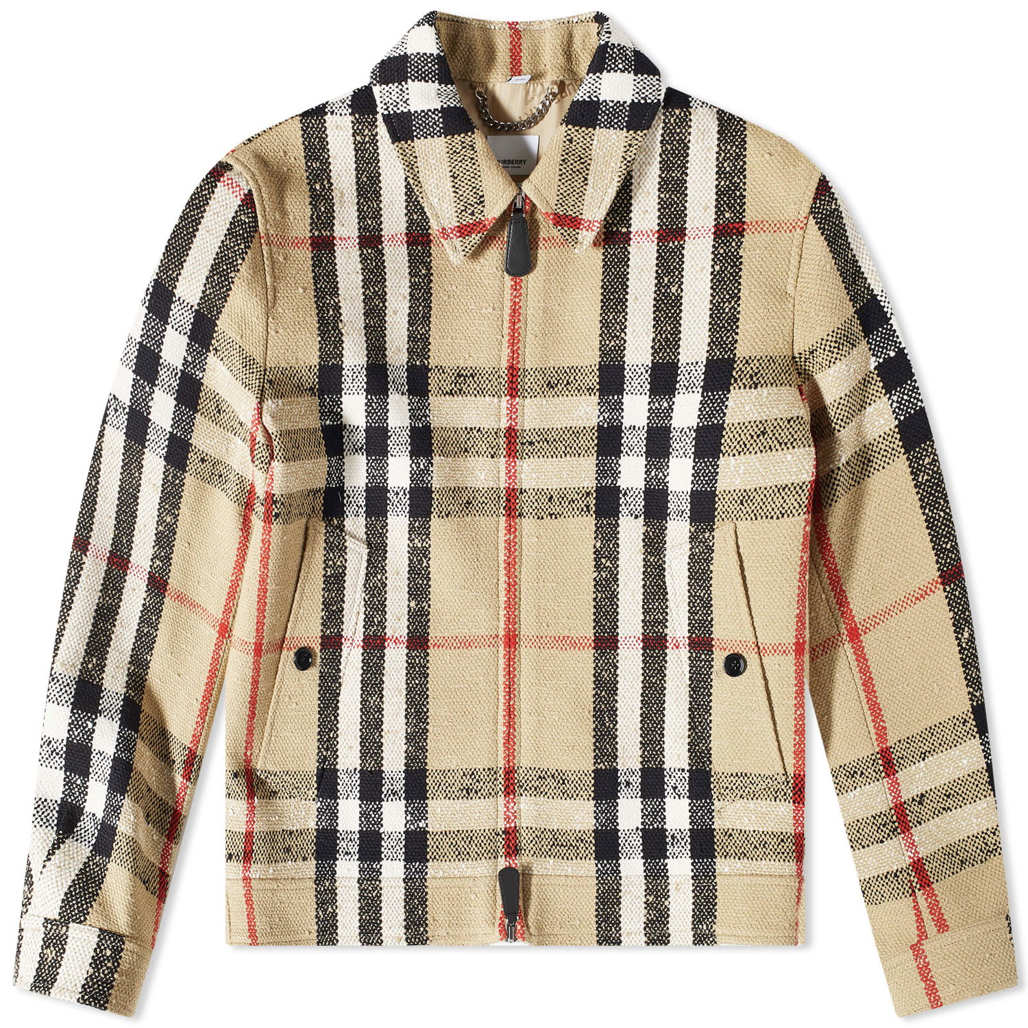 Bunda Burberry Crossmoor Check Harrington Jacket Béžová | 8065182-B4564, 0