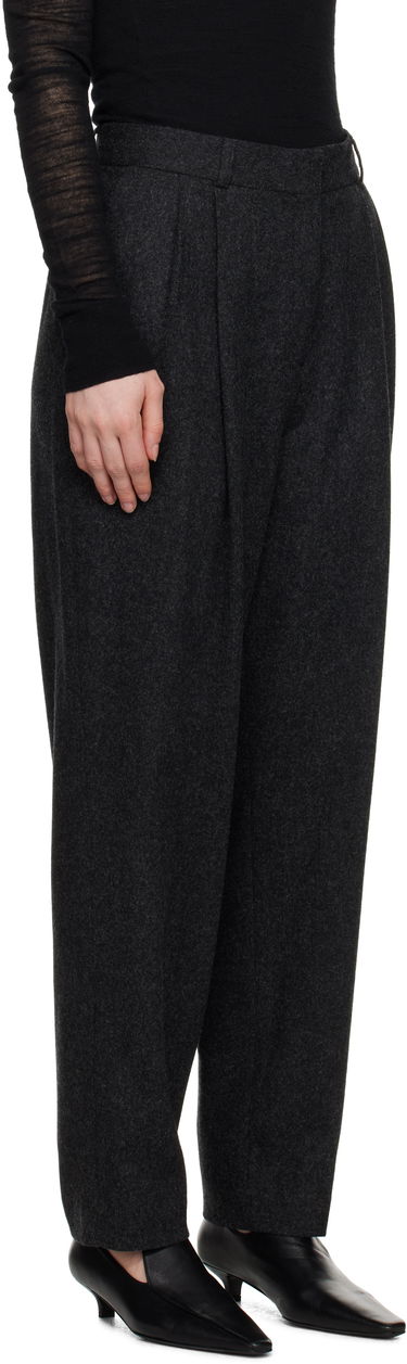 Nohavice TOTEME TOTEME Double-Pleated Tailored Trousers Šedá | 251-WRB847-FB0024, 1