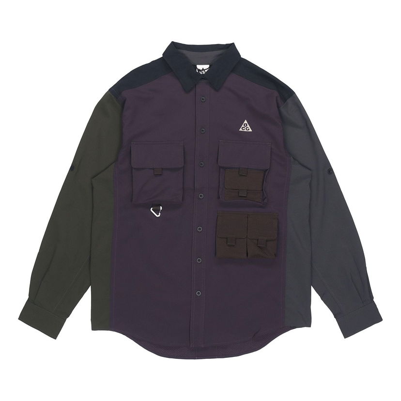 Košeľa Nike ACG ACG Dri-FIT ADV UV Devastation Trail Shirt Fialová | DB1014-070