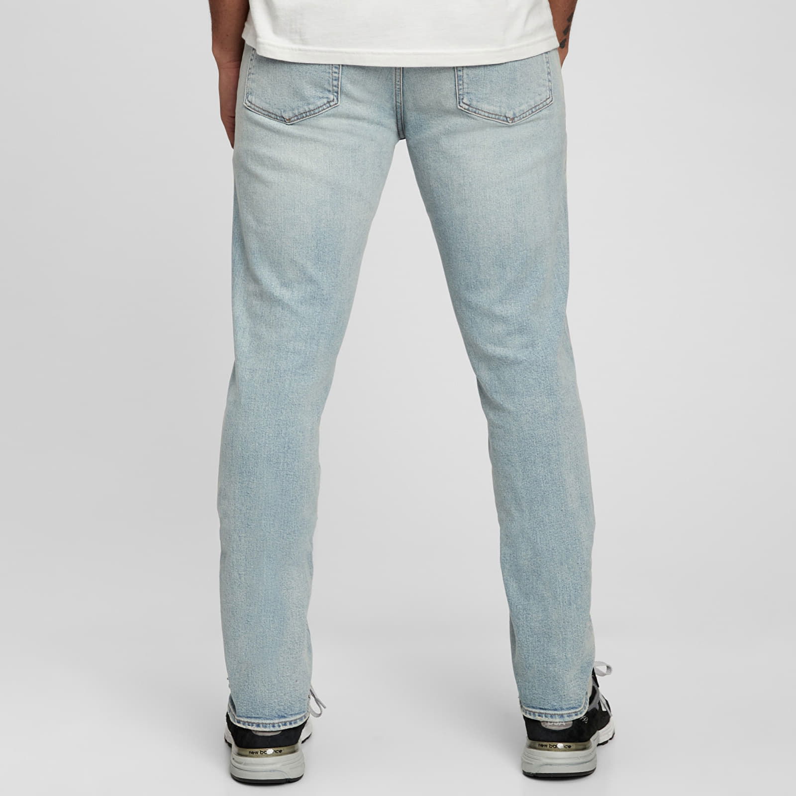 Denim Pants Slim Light Wash