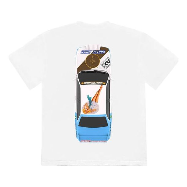 Tričko Cactus Jack by Travis Scott Travis Scott JACKBOYS Vehicle Graphic T-Shirt Biela | TC-290, 0
