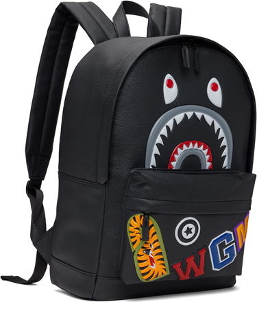 Batoh BAPE Shark Daypack Backpack Čierna | 001BAK701005F, 1