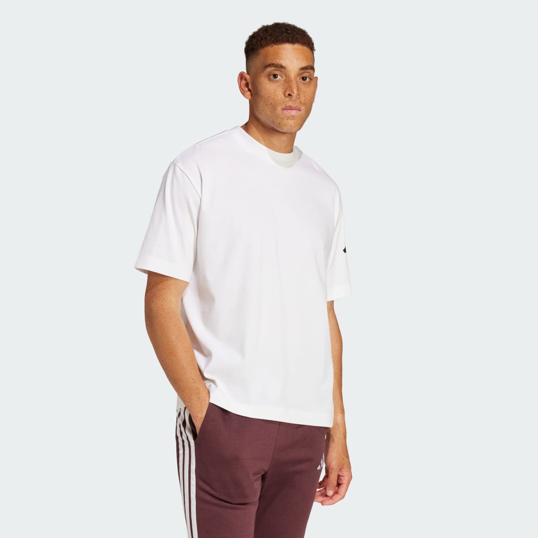 Tričko adidas Performance Loose Fit Logo T-Shirt Biela | JC9296, 1