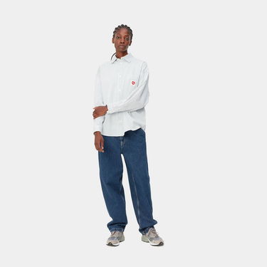 Džínsy Carhartt WIP Curron Pant "Blue Stone Washed" Navy | I032707_01_06, 1