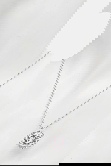 Náhrdelník Maison Margiela Crystal Pendant Ball Chain Necklace Metalická | SM7UU0080.P8372.971, 2