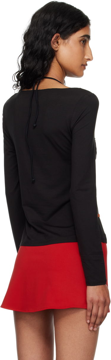 Tričko Miaou Miaou Amelia Long Sleeve T-Shirt Čierna | 7183LJBBLK, 2