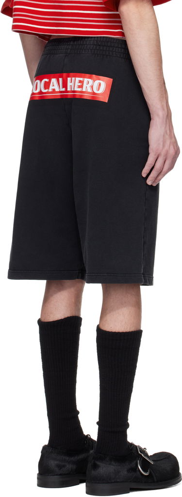Šortky Martine Rose Martine Rose Logo Sweatshorts Čierna | 631JS02002M, 2