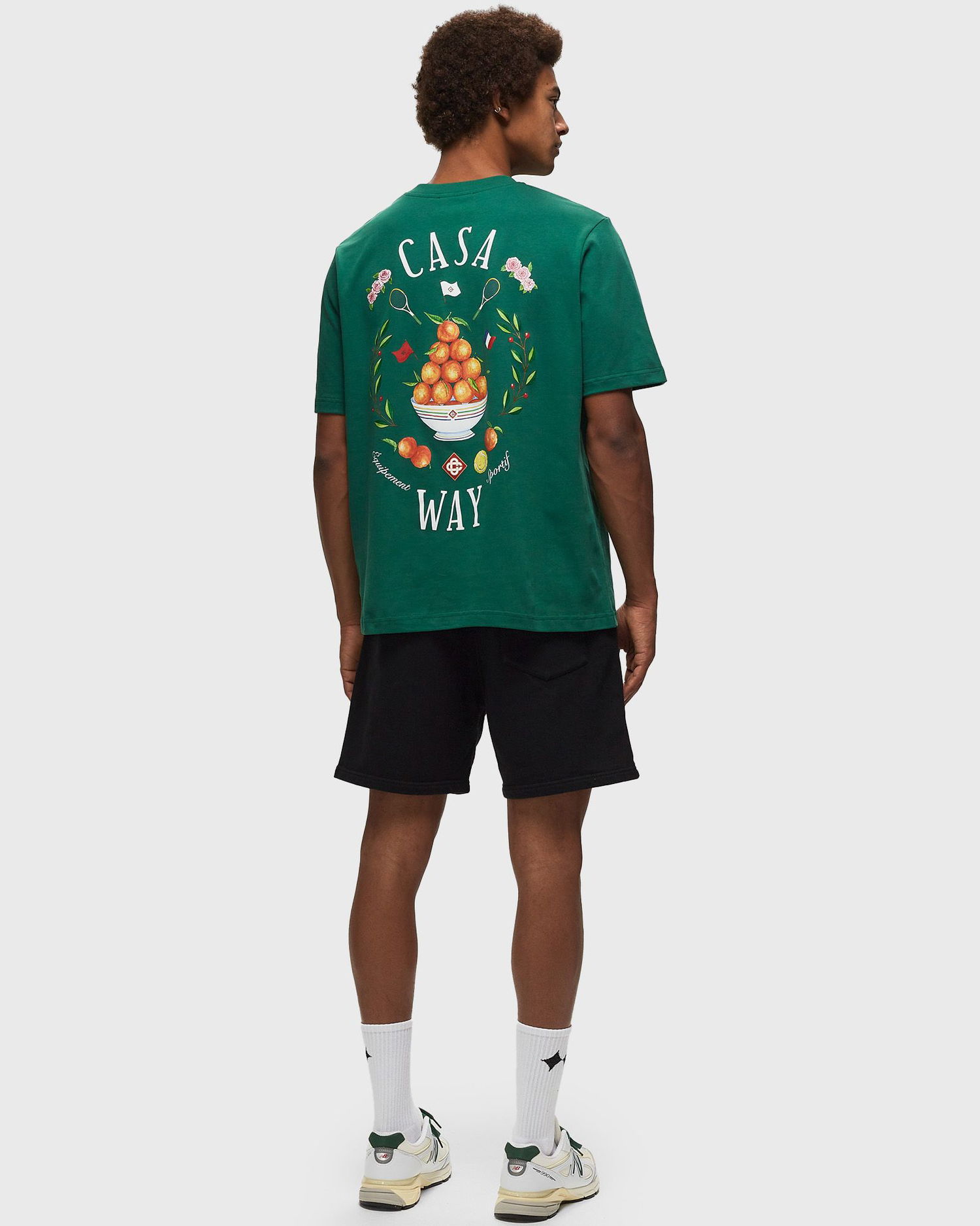 Tričko Casablanca 'Casa Way' T-Shirt Zelené | MPS24-JTS-001-07, 1