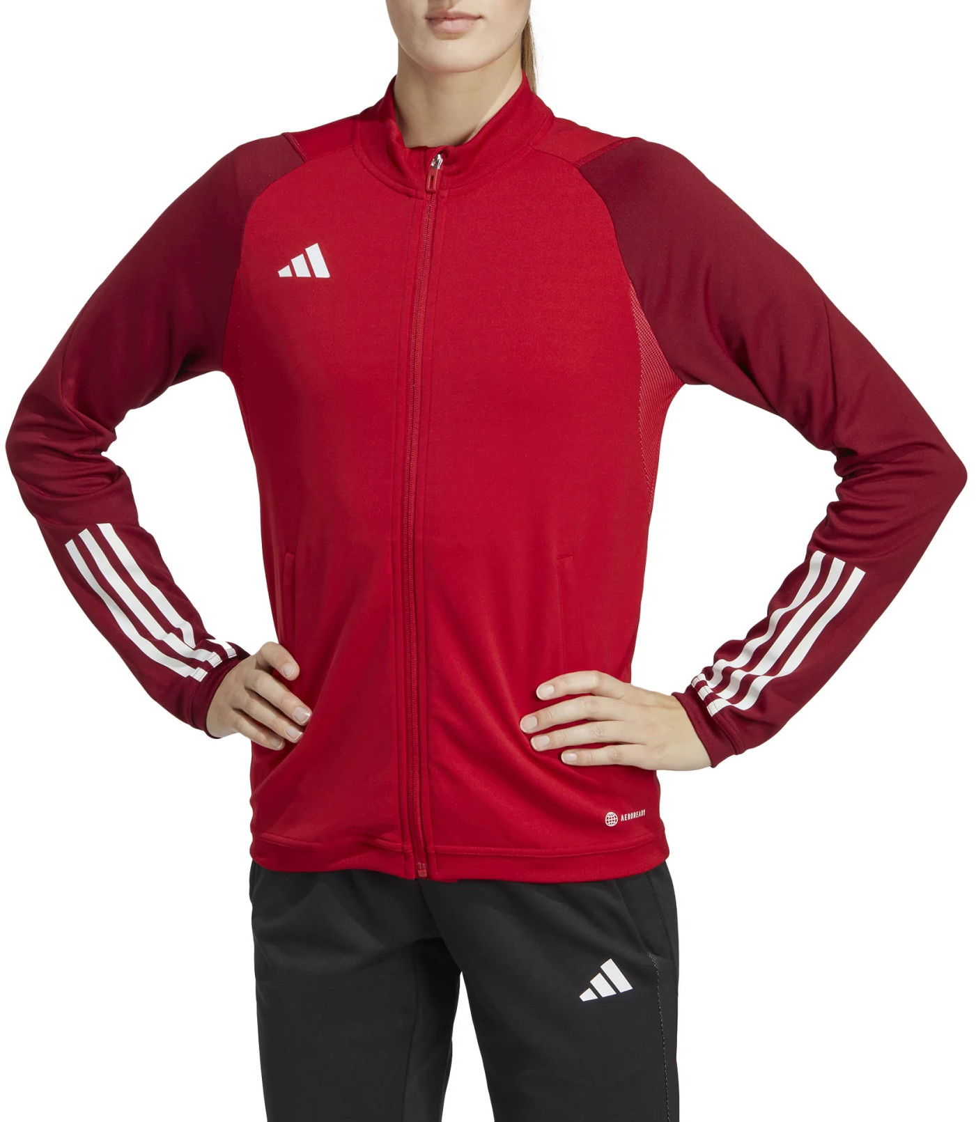Bunda adidas Originals Tiro 23 Competition Zip Top Červená | ic4605, 0