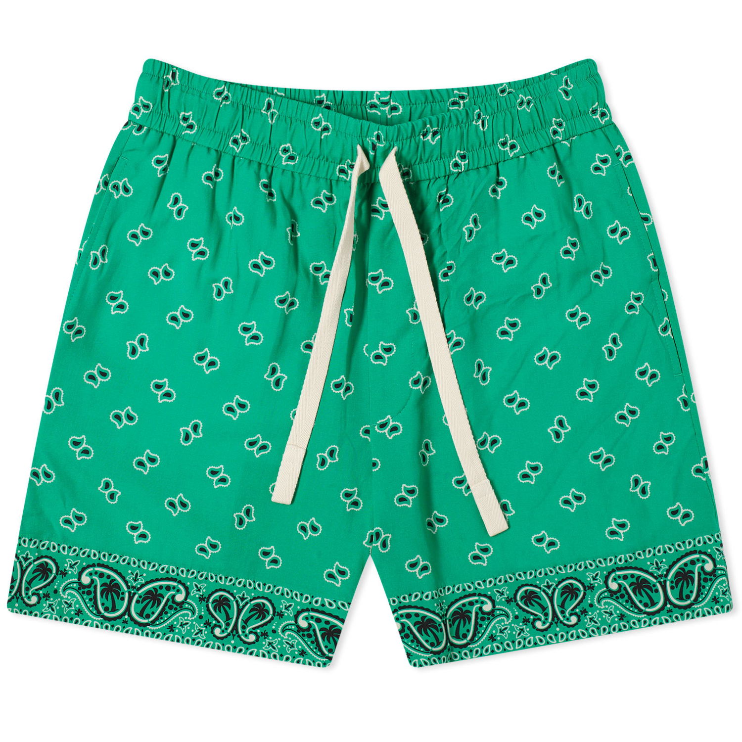 Šortky Palm Angels Paisley Shorts Zelené | PMCB034S24FAB0055555, 0