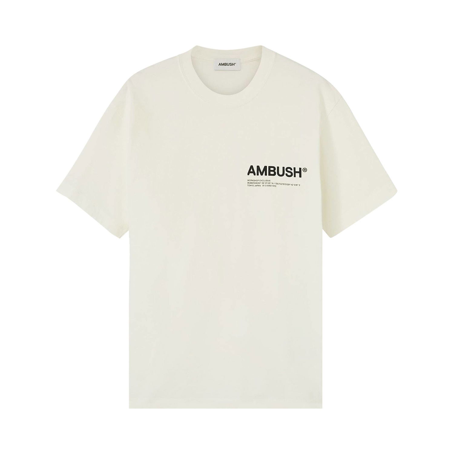 Tričko Ambush Jersey Workshop T-Shirt Biela | BMAA007S22JER0010210, 1