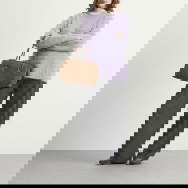 Sveter Samsoe Samsoe Sajeanne Hairy Knit Sweater Fialová | F25300007-163810TCX, 4