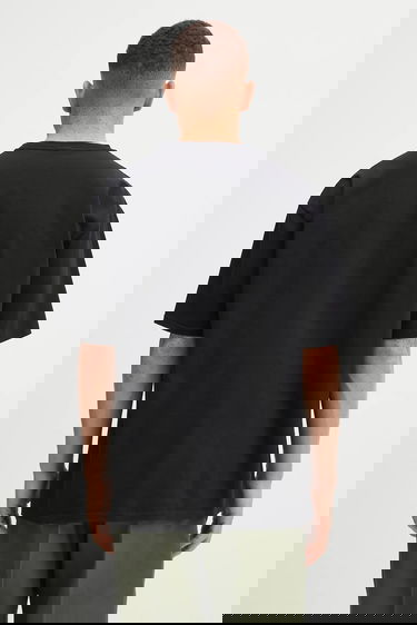 Tričko WACKO MARIA Oversized T-Shirt Čierna | 25FW.WMT.WT03, 2