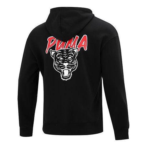 Mikina Puma Logo Printing Black Hoodie Čierna | 536573-01, 0