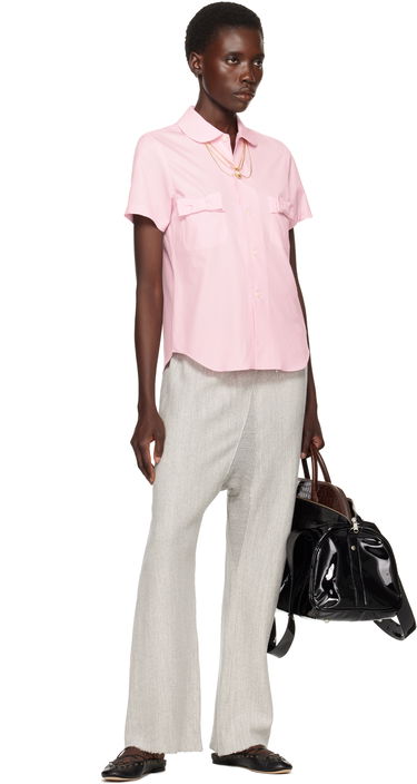 Košeľa Comme des Garçons Girl Cotton Bow Pocket Shirt Ružová | NO-B007-051-2, 3