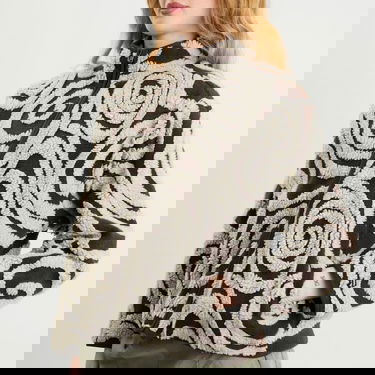 Bunda OBEY Swirls Jacquard Zip Jacket Rôznofarebný | 221800445-BWM, 5