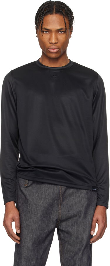Tričko Courrèges Courrèges Football Jersey T-Shirt Čierna | 125JTS022JS0195, 0