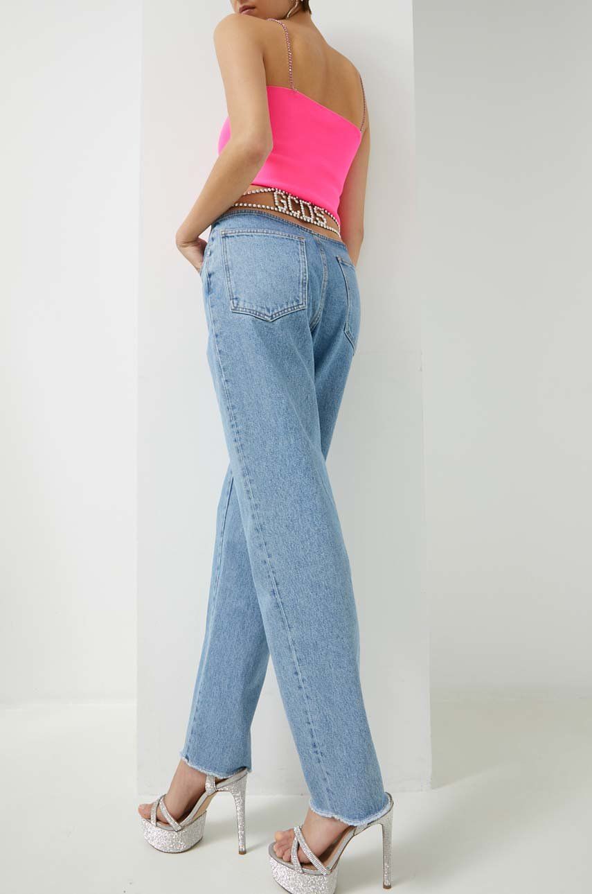 Džínsy GCDS High Waist Jeans Modrá | SS23W350205, 0