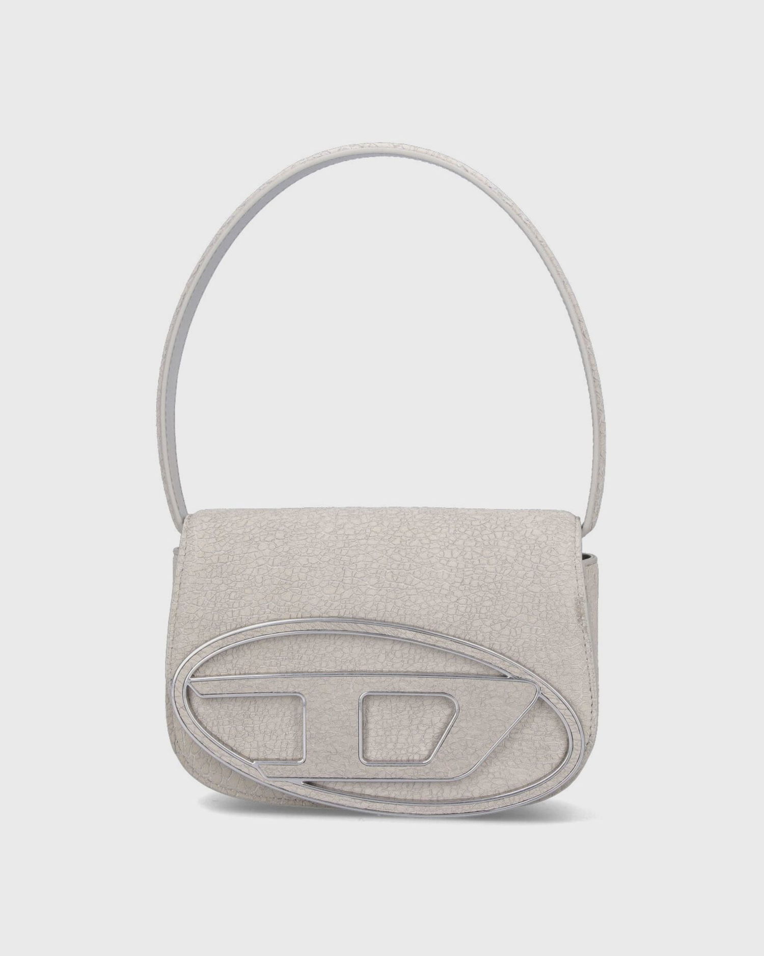 Kabelka Diesel Shoulder Bag With Metal Logo Šedá | X08396-PS919-T8048, 0