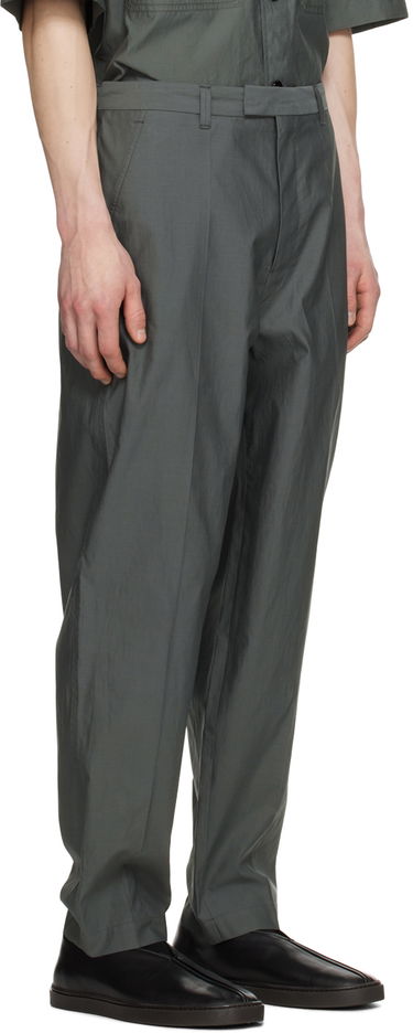 Nohavice LEMAIRE Lemaire Washed Cropped Trousers Čierna | PA1105 LF1209, 4