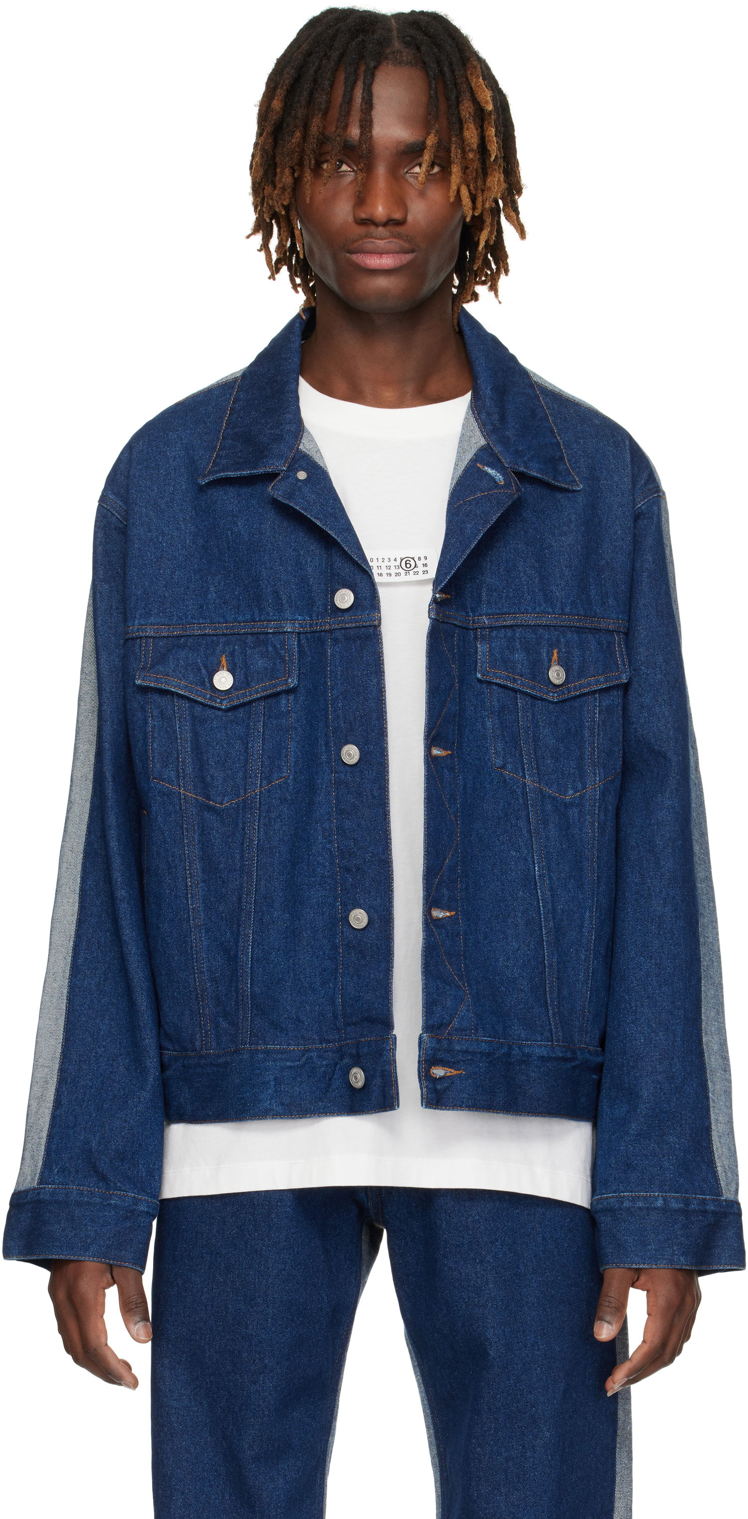 Bunda Maison Margiela MM6 Maison Margiela Sports Denim Jacket Modrá | SH0AM0038 M30018, 0