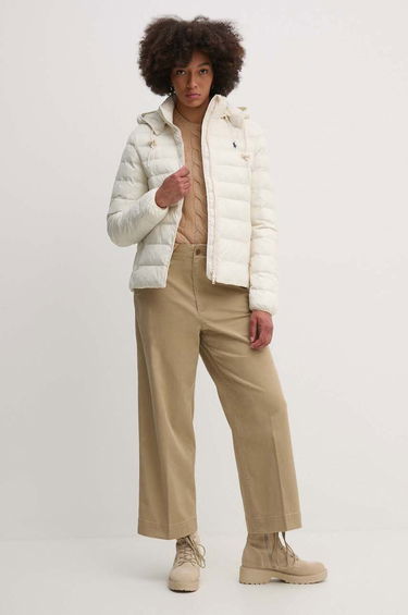 Nohavice Polo by Ralph Lauren High Waist Trousers Béžová | 211939940, 1
