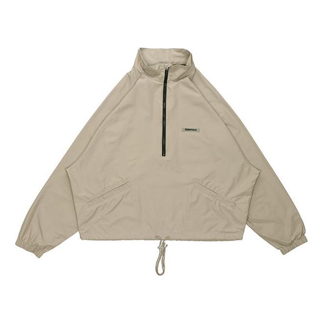 Vetrovka Fear of God Half-Zip Track Jacket Béžová | FOG-FW20-188