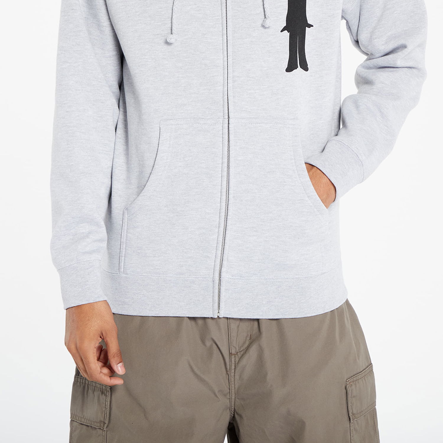 Mikina Pleasures Jamiroquai x High Times Zip Hoodie Šedá | P23W061 GREY, 1