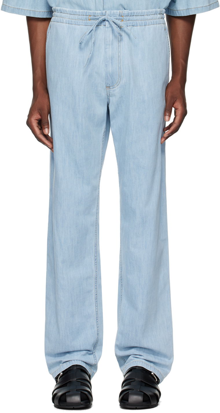 Light Bleached Elasticized Jeans