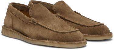 Tenisky a topánky Dolce & Gabbana Florio Ideal Suede Loafers Hnedá | A50593AS707, 3