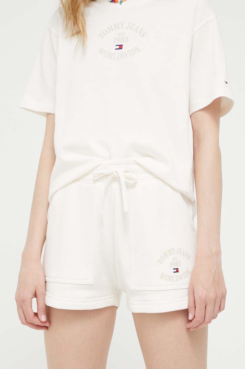 Šortky Tommy Hilfiger Sweat Shorts Biela | DW0DW15870, 0