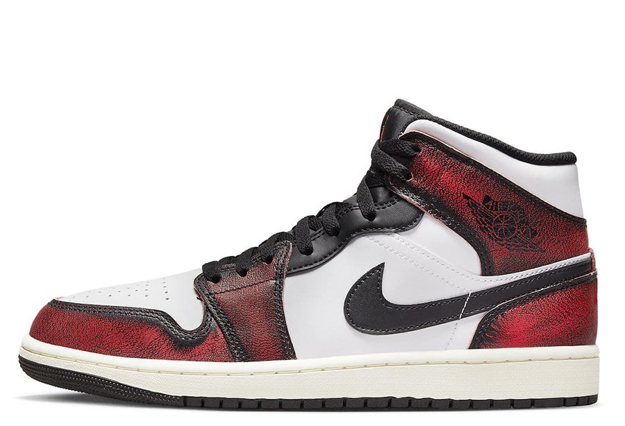 Tenisky a topánky Jordan Air Jordan 1 Mid SE "Wear-Away" Červená | DV9565-006, 1