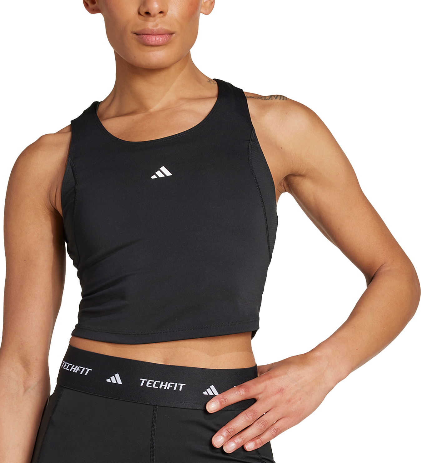 Tielko adidas Originals TF CROP TK Čierna | ik7921, 0