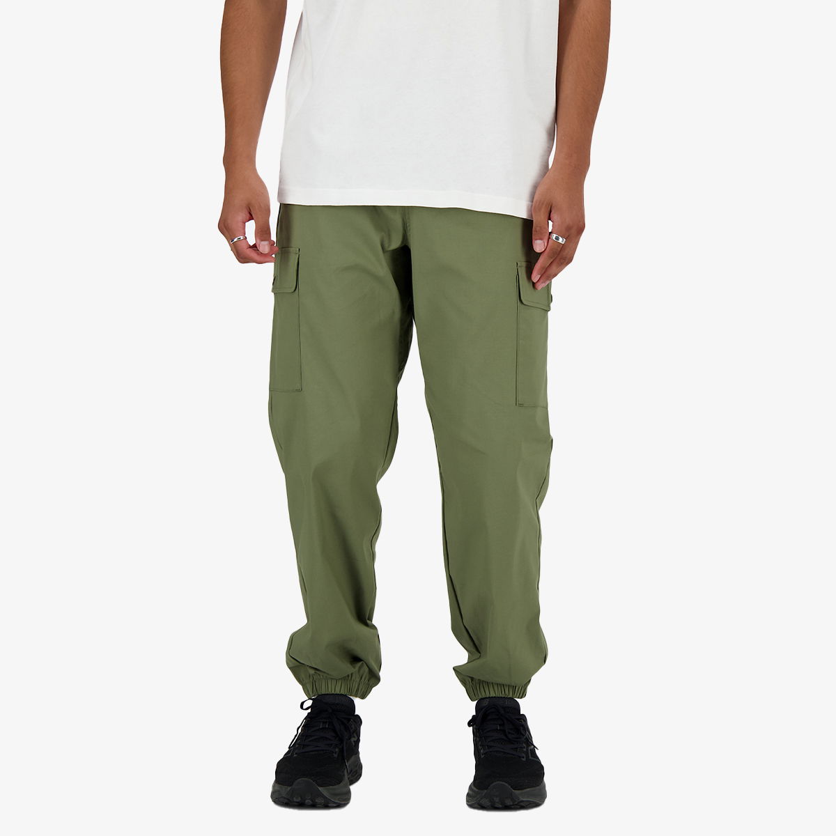 Cargo nohavice New Balance New Balance Cargo Pants Zelené | MP41579-DEK, 0