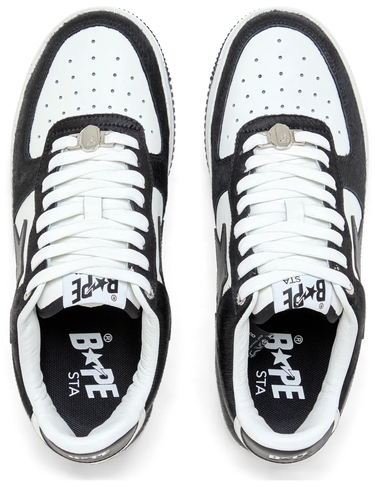 Tenisky a topánky BAPE Sta M1 Fur "Black White" Čierna | 0ZXSHM191050L, 5