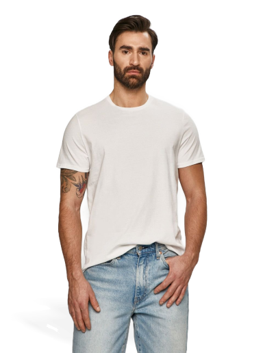 Tričko Wrangler Short Sleeve Two Pack Tee Biela | W7BADH114