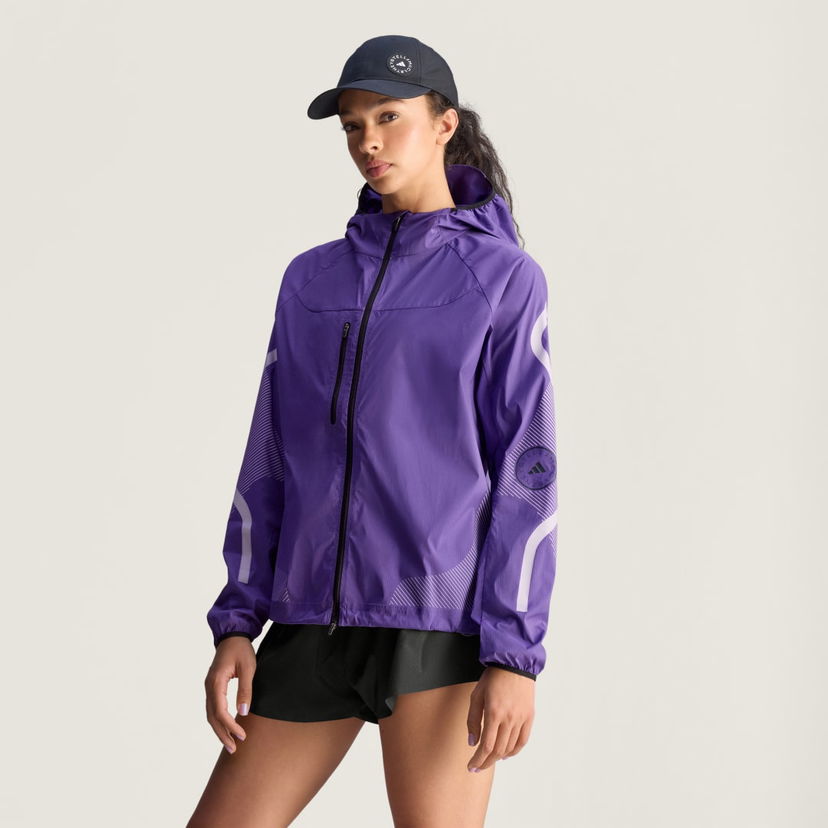 Bunda adidas Performance adidas by Stella McCartney Running Jacket Fialová | JX9082