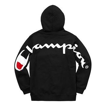 Mikina Supreme Supreme x Champion Hoodie Čierna | SUP-SS18-526