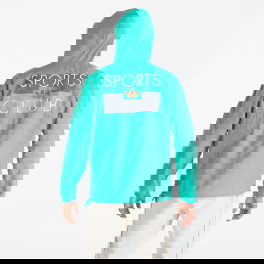 Vetrovka adidas Originals Sports Club Oth Windbreaker Zelené | HF4914, 1