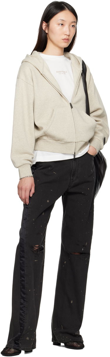 Mikina Fear of God ESSENTIALS Classic Fit Zip-Up Hoodie Béžová | 192SP255092FW, 3