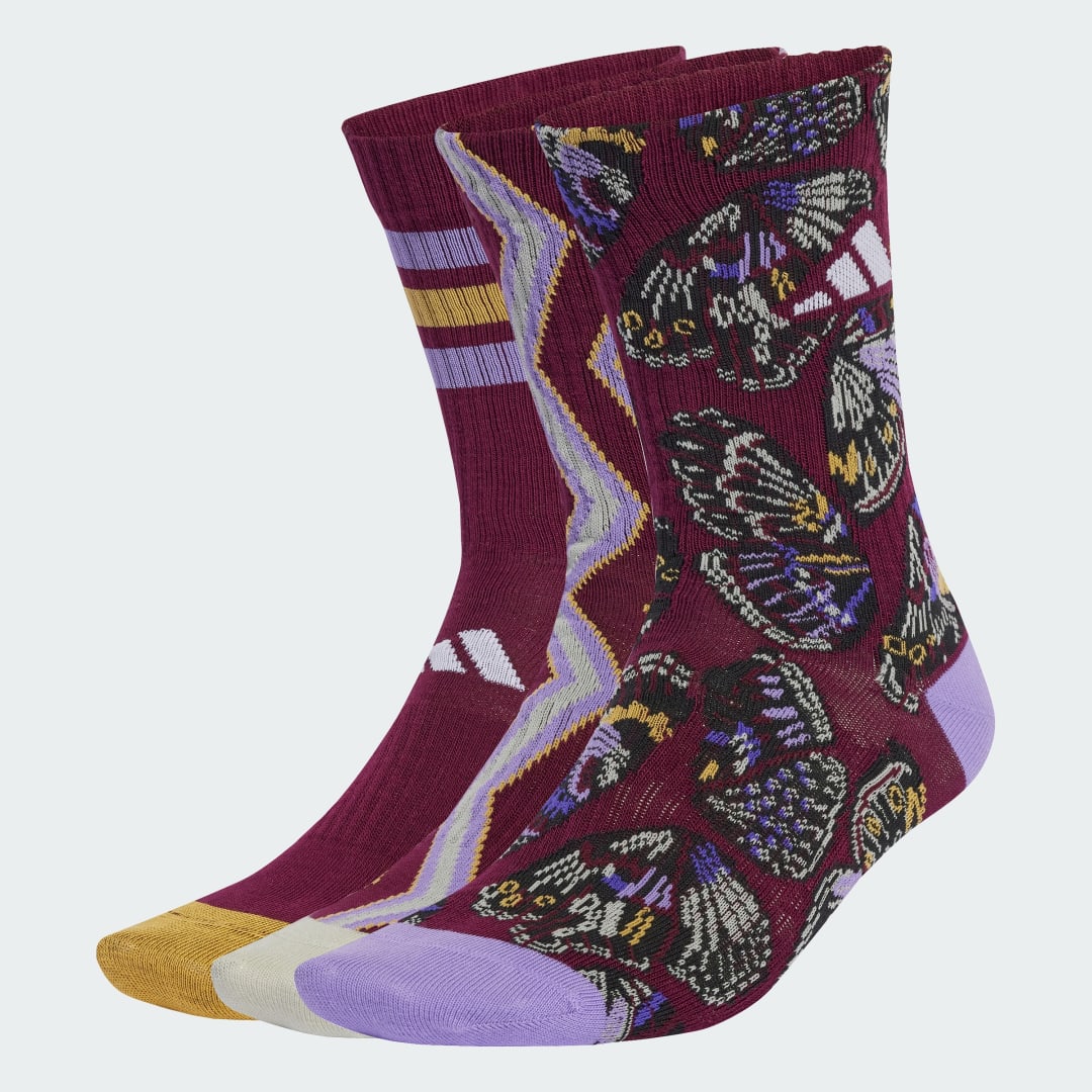 Ponožky adidas Performance adidas Farm Crew Socks 3 Pairs Vínová | JN2676, 0