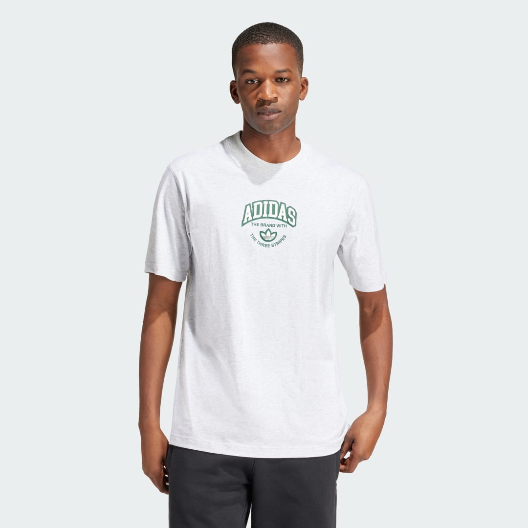 Tričko adidas Originals VRCT Short Sleeve T-shirt Biela | IS2929, 1