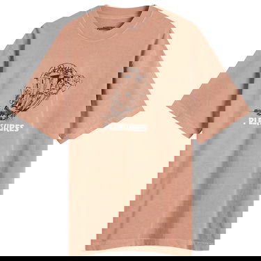 Tričko Pleasures Pleasures x Fat Beats 9th Street T-Shirt, Size Large Hnedá | P25SP067-ROSE, 0